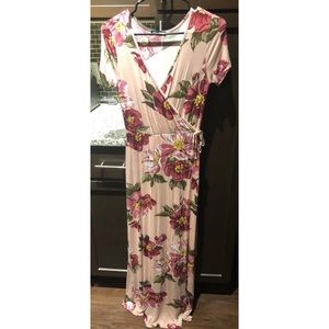 Floral print maxi dress